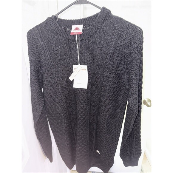 Robe Di Kappa Giovani Acrab Black Sweater Size Small New with Tags - Picture 1 of 4
